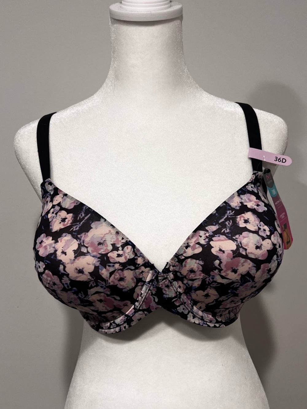 NEW Maidenform One Fab Fit Modern Demi T-Shirt Underwire Bra DM7543 SIZE 36D